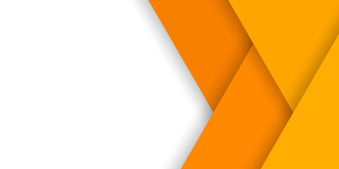 Geometric abstract vector orange background, vector presentation backdrop or wallpaper design. Orange geometric shapes and color gradient on transparent background