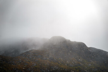 fog in the mountains