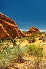The Arches National Park near Moab, Utah, USA
