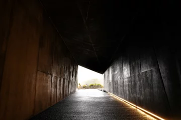 Türaufkleber Cradle Mountain tunnel of light
