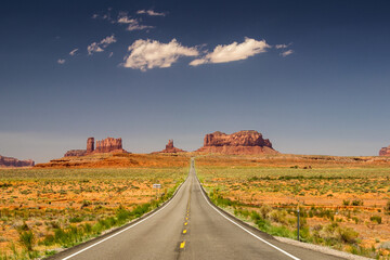Visit Monument Valley in Navajo Nation Country, USA, and explore the iconic red sandstone buttes, vast desert landscape, and rich cultural heritage of this stunning natural wonder.