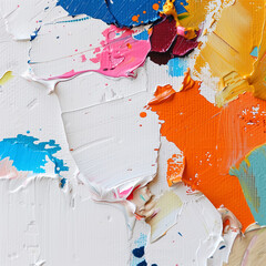 Bold and Expressive Oil Paint Strokes: Abstract Artistic Backgrounds in Photorealistic Style