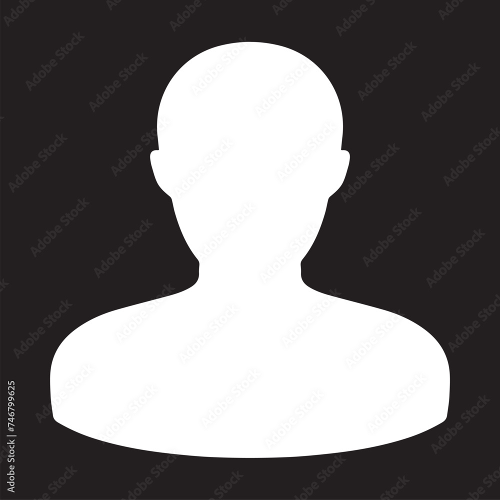 Poster user icon vector. profile symbol in trendy flat style. profile vector icon illustration isolated on 