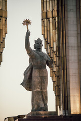 Historical Monument in Dushanbe, Tajikistan