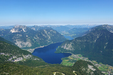 The view from Krippenstein mountain, Austria