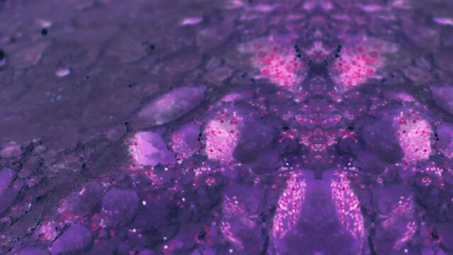 Vivid glowing background animation.