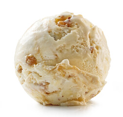 maple syrup and walnut ice cream scoop