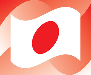  japan Flag vector