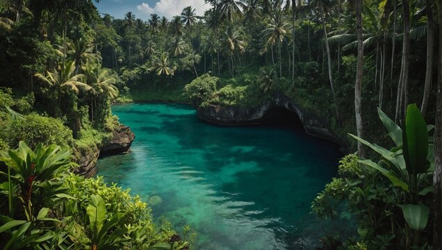 Island of Bali, a tropical paradise teeming with vibrant life.