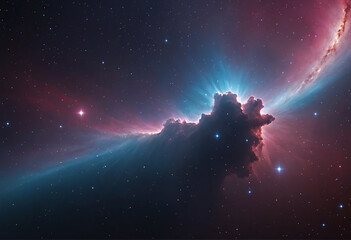 Fototapeta premium space galaxy background