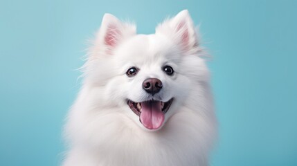 American Eskimo Dog  Ai Generative - obrazy, fototapety, plakaty