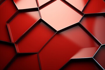 Clean and simple background with repetitive polygons shifting and transforming into new structures