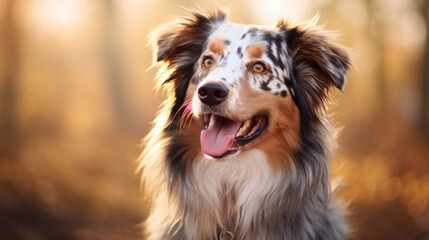Fototapeta premium Australian Shepherd Ai Generative