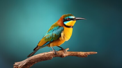 Obraz premium Bee-Eater bird Ai Generative