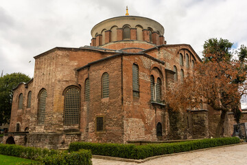 Old mosque in the courtyard of Topkapi Palace, Istanbul,  Turkey