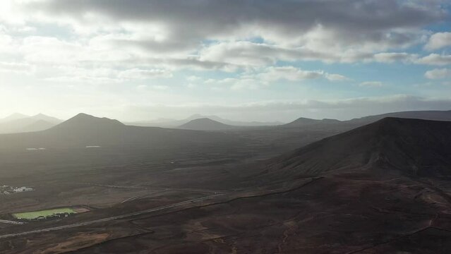 volcans &agrave; Lanzarote, canaries, Espagne	