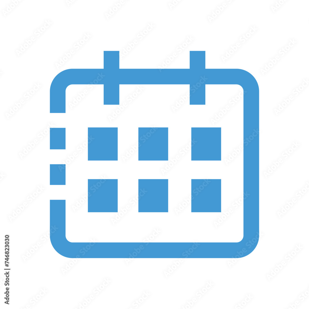 Poster calendar icon. flat design style eps 10 vector illustration. resources graphic element design. vecto