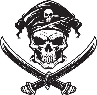 Skull with Dagger Insignia Pirates Legacy Mark Buccaneers Legacy Badge Swashbucklers Legacy Insignia