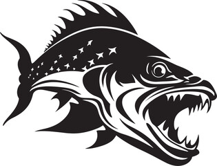 Aquatic Aura Freshwater Fish Logo Vector Graphics Tropic Treasures Tropical Fish Design Vector Icons