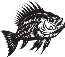 Paradise Piscine Freshwater Fish Design Icon Inspirations Cascade Charm Tropical Freshwater Fish Logo Concepts