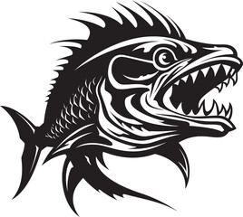 Aquatic Allegiance Dynamic Fish Design Vector Art Coral Connoisseurs Tropical Fish Logo Vector Illustrations