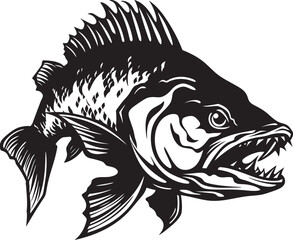 Coral Connoisseurs Tropical Fish Logo Vector Illustrations Serene Streams Tranquil Freshwater Fish Icon Designs