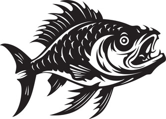 Tropicana Trove Vector Graphics of Freshwater Fish Aquatic Aura Tropical Fish Logo Designs