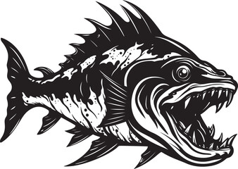 Radiant Rivers Freshwater Fish Iconography Tropicana Trove Vector Graphics of Freshwater Fish