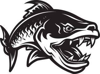 Freshwater Fantasia Fish Logo Vector Graphics Tropic Tale Vector Illustrations of Freshwater Fish