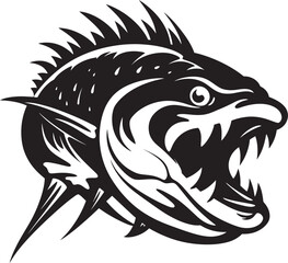 Ripple Reflections Tropical Fish Logo Art Amazonian Auras Freshwater Fish Vector Inspirations