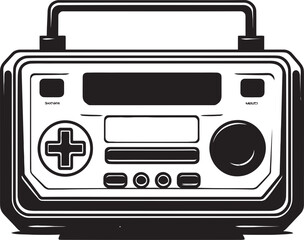 Classic Portable Joy Retro Console Vector Graphics Gaming Nostalgia Icon Retro Vector Design