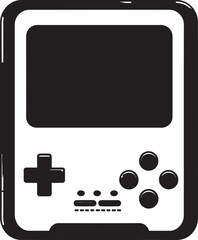 Antique Handheld Joy Vintage Vector Design Iconic Retro Gaming Logo Portable Vector Graphics