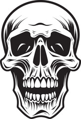 Startled Skeleton Icon Shocked Vector Graphic Grim Surprise Symbol Startled Skeleton Vector Design