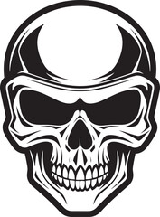 SkeleDefender Vector Icon with Skull in Helmet BoneSentinel Helmeted Skull Logo Design