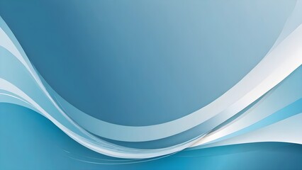 Abstract blue background with waves for template, background, banner, postcard.. Color gradient.	