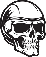 BoneArmor Helmeted Skull Logo Design SkullGuard Vector Logo with Skull in Helmet