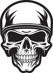 Fototapeta premium GuardianGuard Helmeted Skull Graphic Logo KnightShield Helmeted Skull Vector Icon