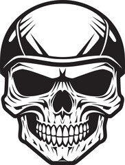 ArmorArt Vector Icon with Skull in Helmet GuardianGlow Helmeted Skull Graphic Logo