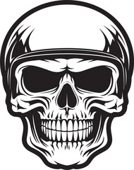 SkullShield Helmeted Skull Graphic Logo DefenderDome Helmeted Skull Vector Icon