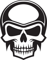 Skull Sentry Helmeted Skull Graphic Logo HelmHerald Skull Wearing Helmet Logo Design