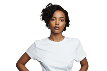 Close up of a worried african woman....