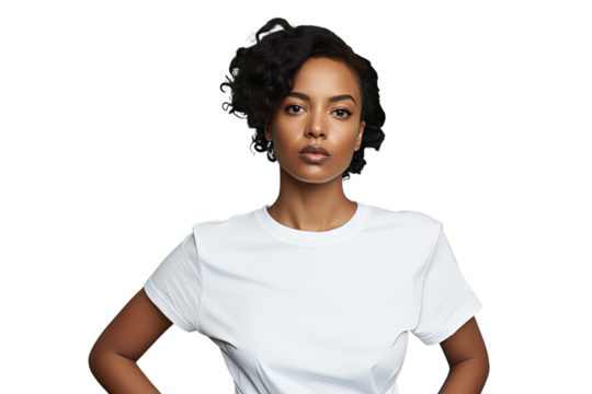 Close up of a worried african woman....