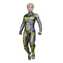 サイバーマン　3DCGレンダリング