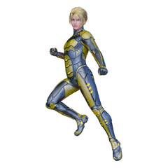 サイバーマン　3DCGレンダリング