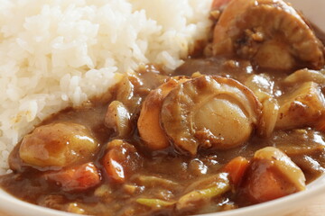 ホタテカレー　手料理