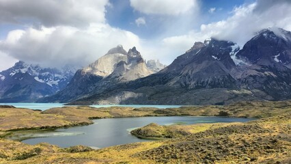 Naklejka na ściany i meble Patagonia Góry 