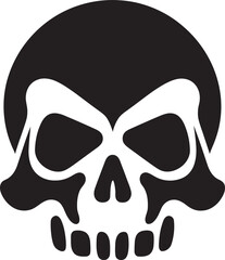 Venomous Visage Toxic Skull Vector Logo Design Hazardous Cranium Graphic Icon of Toxic Skull