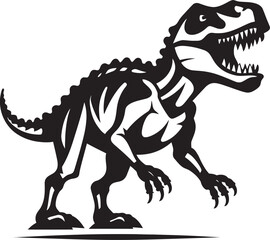 Tyrannosaurus Tribute Vector Logo Dino Dynasty Iconic T Rex Emblem