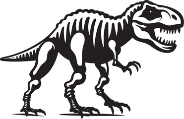 Rex Resurgence T Rex Icon Emblem Tyrannosaurus Tribute Vector Logo