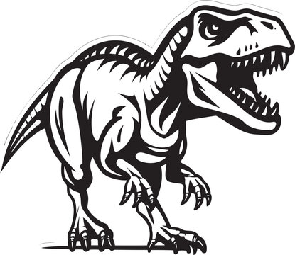 recommend clip art: Prehistoric Pride Tyrannosaurus Graphic Emblem Paleontological Prestige T Rex Icon Design